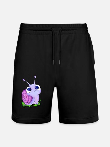 Bébé escargot - Short de jogging bio TRAINER Stanley/Stella unisexe - noir