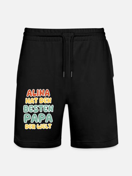 Alina bébé - Short de jogging bio TRAINER Stanley/Stella unisexe - noir