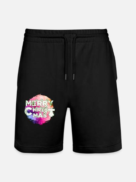 9 - Stanley/Stella Trainer Unisex Organic Jogging Shorts - black