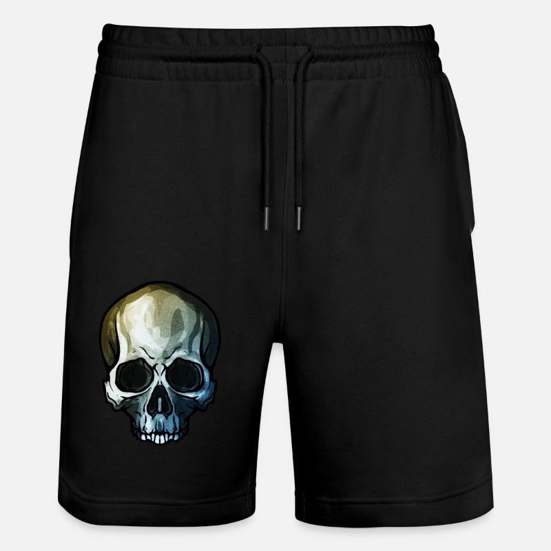 Crâne - Short de jogging bio TRAINER Stanley/Stella unisexe - noir