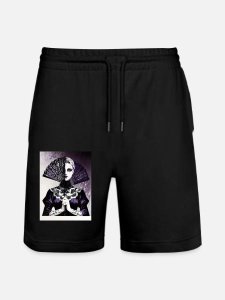 Spitze & Lügen - Stanley/Stella Unisex Bio Joggingshorts Trainer - Schwarz