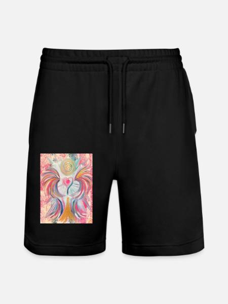 Herzengel Energiebefreiung - Stanley/Stella Unisex Bio Joggingshorts Trainer - Schwarz