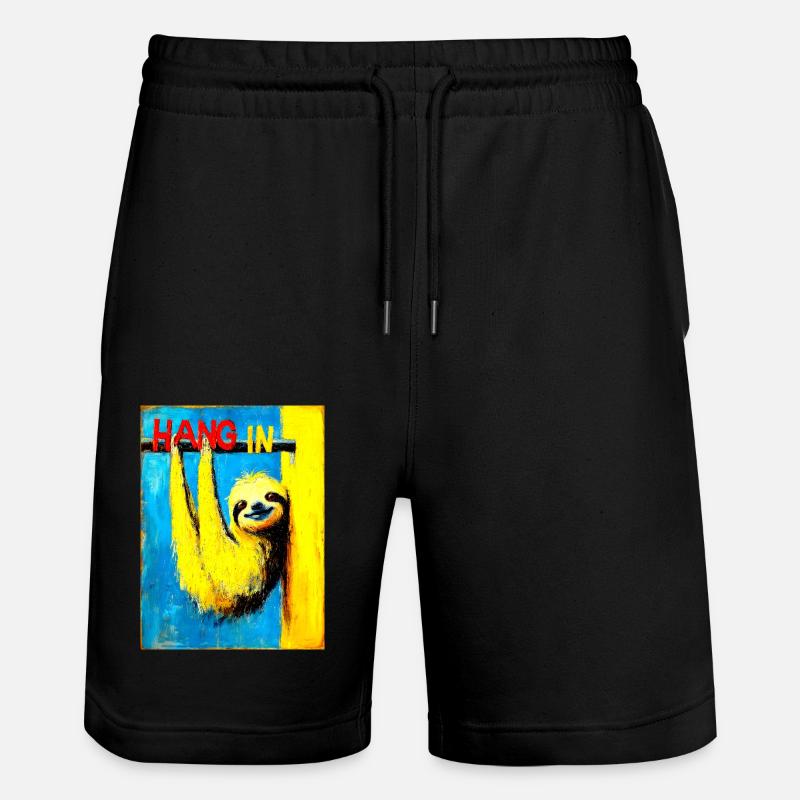« Accrochez-vous » de van Gogh - Short de jogging bio TRAINER Stanley/Stella unisexe - noir