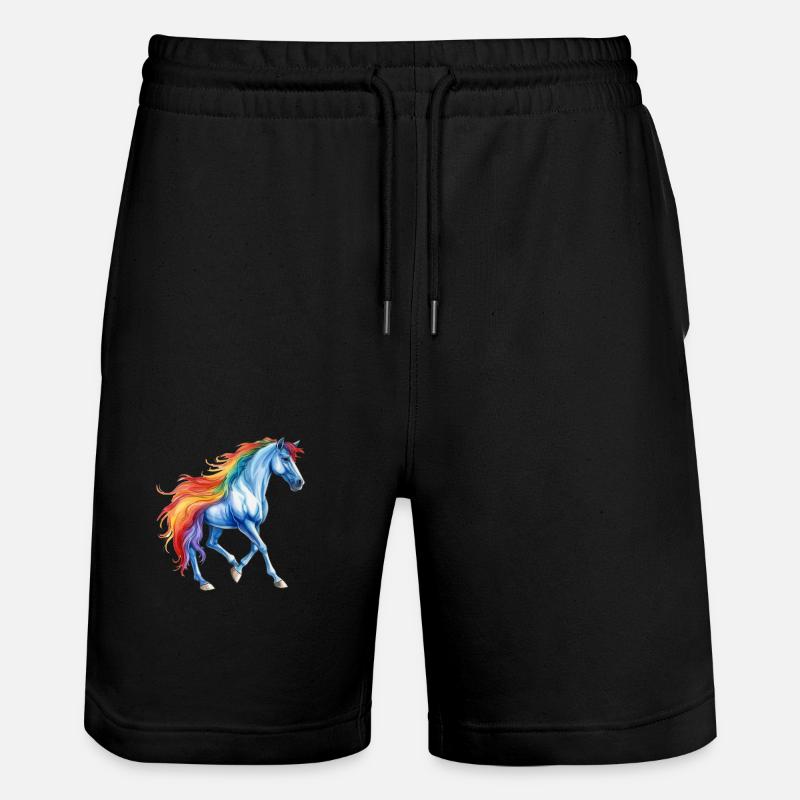 Cheval - Short de jogging bio TRAINER Stanley/Stella unisexe - noir