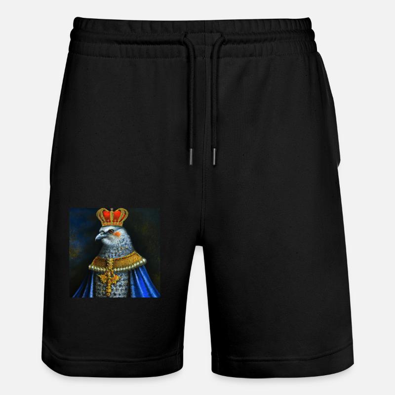 Aigle dans la couronne - Short de jogging bio TRAINER Stanley/Stella unisexe - noir