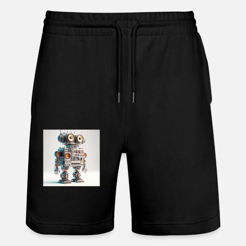 Robot audio analogique - Short de jogging bio TRAINER Stanley/Stella unisexe - noir