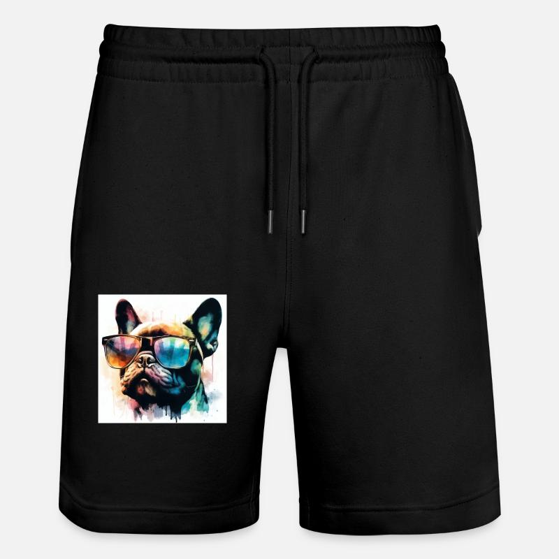 Cool Bully - Stanley/Stella Unisex Bio Joggingshorts Trainer  - Schwarz