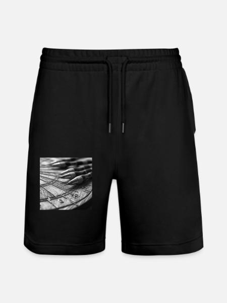 Dartboard - Stanley/Stella Unisex Bio Joggingshorts Trainer  - Schwarz