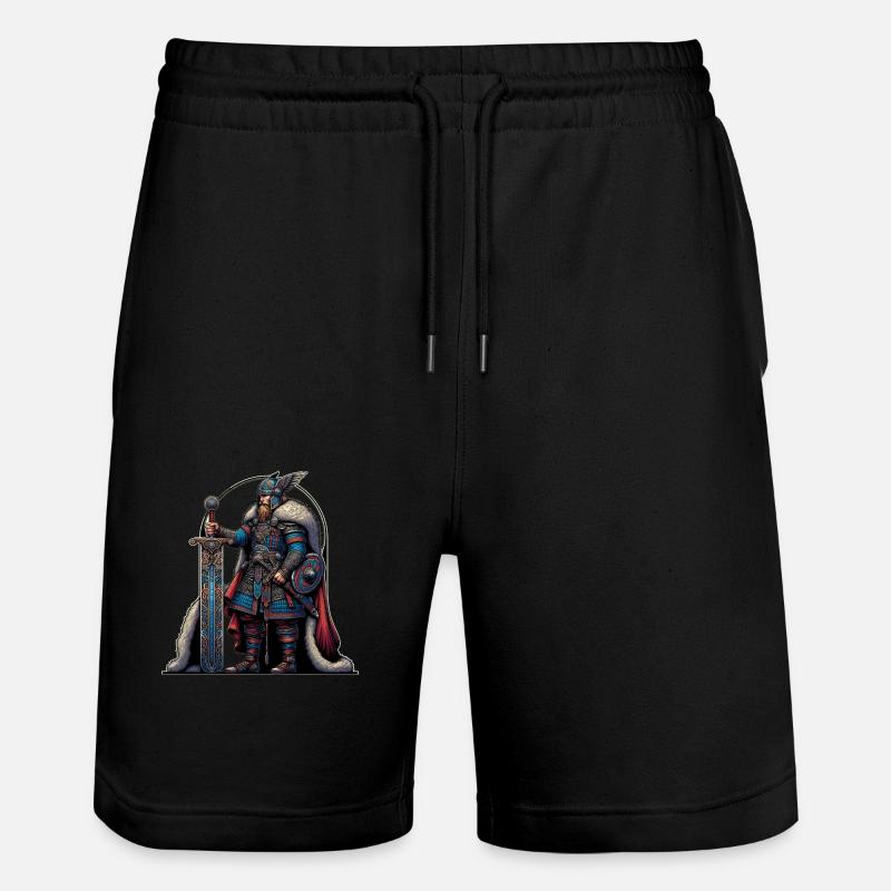 Un Viking fort. - Short de jogging bio TRAINER Stanley/Stella unisexe - noir