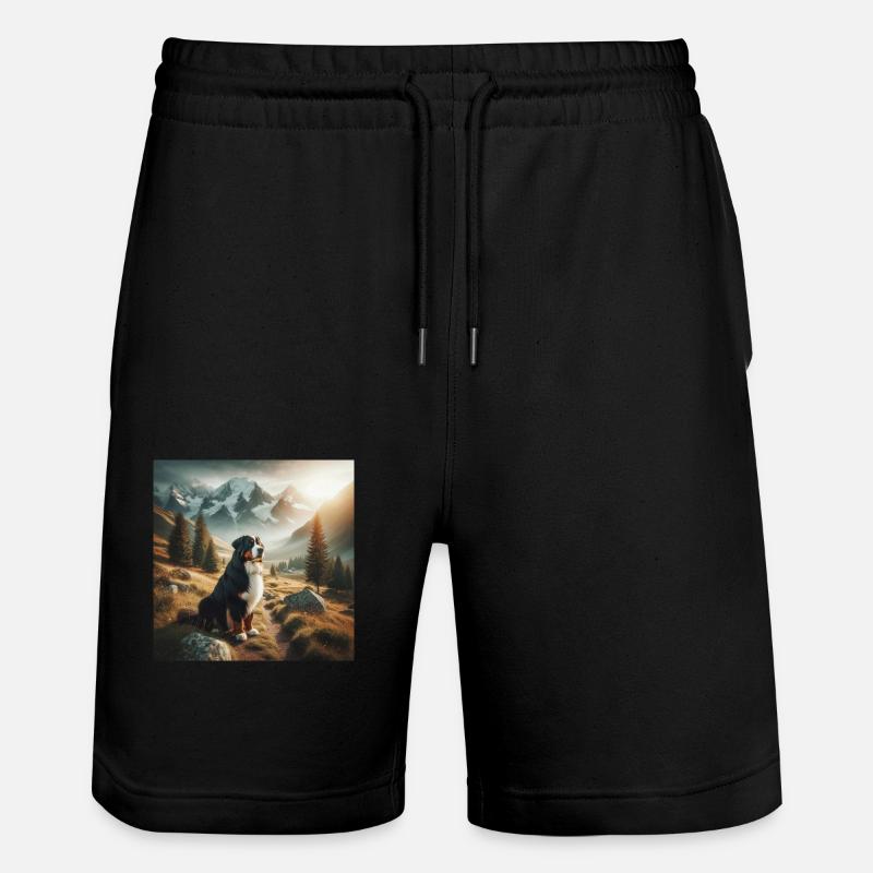 Bouvier bernois - Short de jogging bio TRAINER Stanley/Stella unisexe - noir