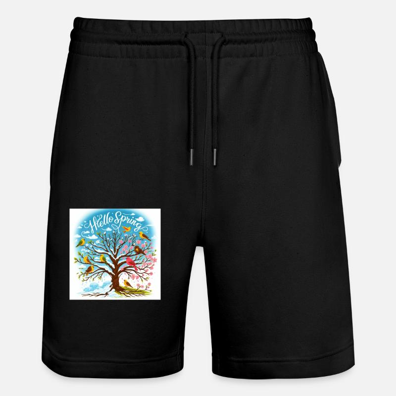 hello spring - Short de jogging bio TRAINER Stanley/Stella unisexe - noir