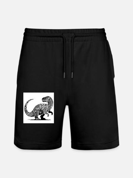 group1 30 - Stanley/Stella Trainer Unisex Organic Jogging Shorts - black