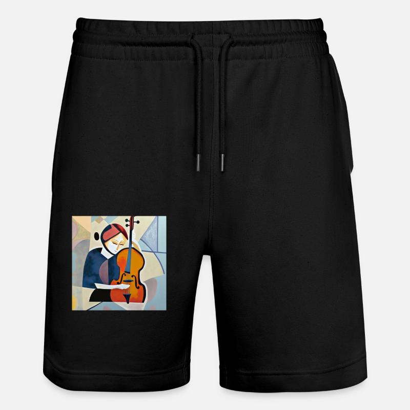 Un instant avant la note - Short de jogging bio TRAINER Stanley/Stella unisexe - noir