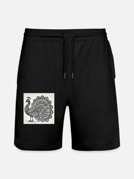 Freistil I - Stanley/Stella Unisex Bio Joggingshorts Trainer  - Schwarz