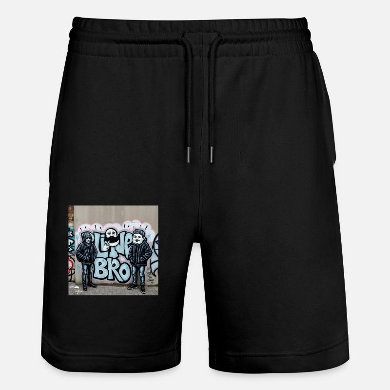 Bro-Shirt - Stanley/Stella Unisex Bio Joggingshorts Trainer  - Schwarz