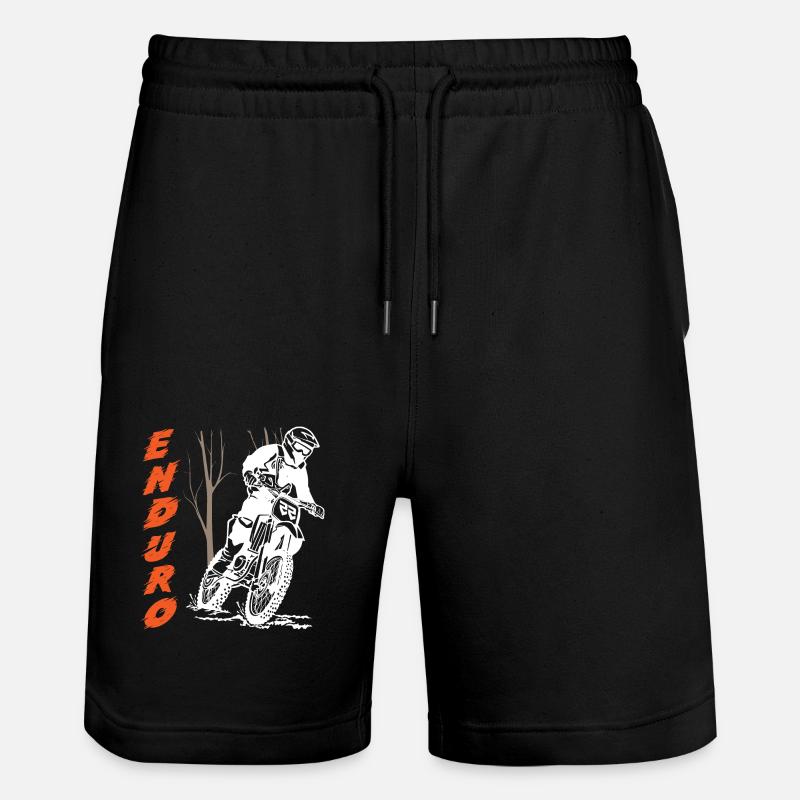 Enduro Motocross - Short de jogging bio TRAINER Stanley/Stella unisexe - noir