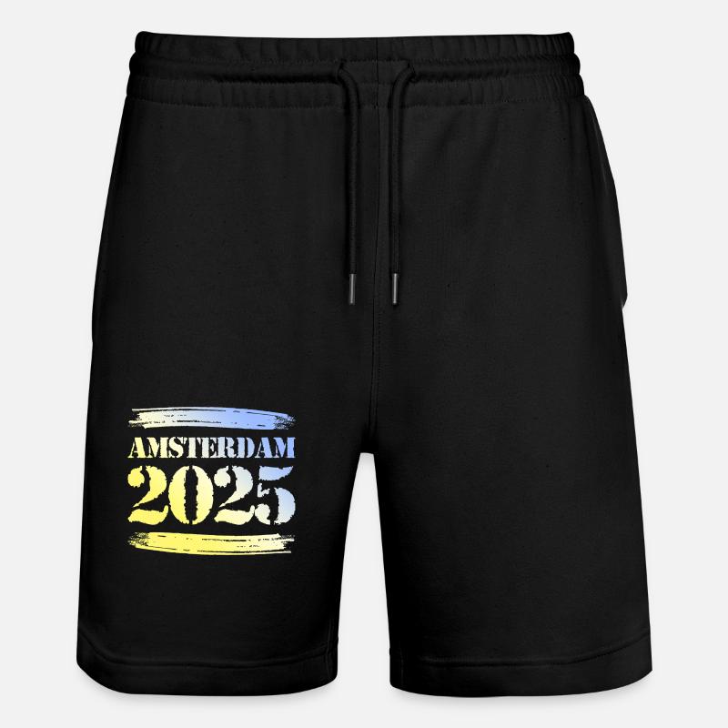 Amsterdam 2025 - Short de jogging bio TRAINER Stanley/Stella unisexe - noir