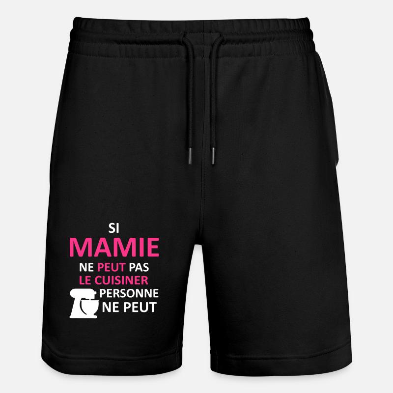 Mamie peut le cuisiner - Short de jogging bio TRAINER Stanley/Stella unisexe - noir