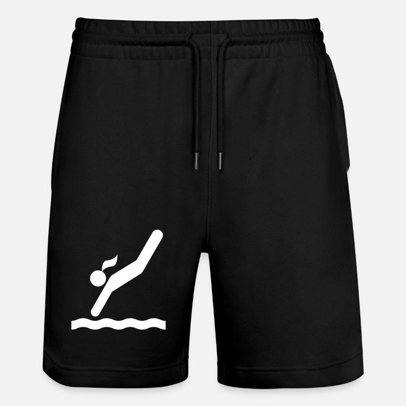 Saut de tour - Short de jogging bio TRAINER Stanley/Stella unisexe - noir