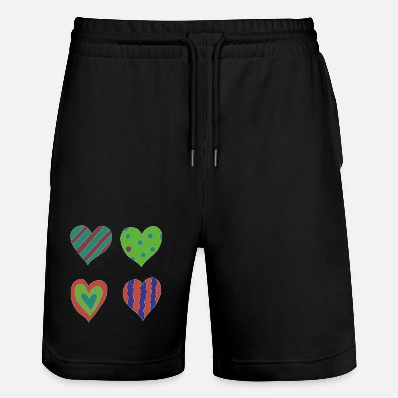 Variation cardiaque - Short de jogging bio TRAINER Stanley/Stella unisexe - noir
