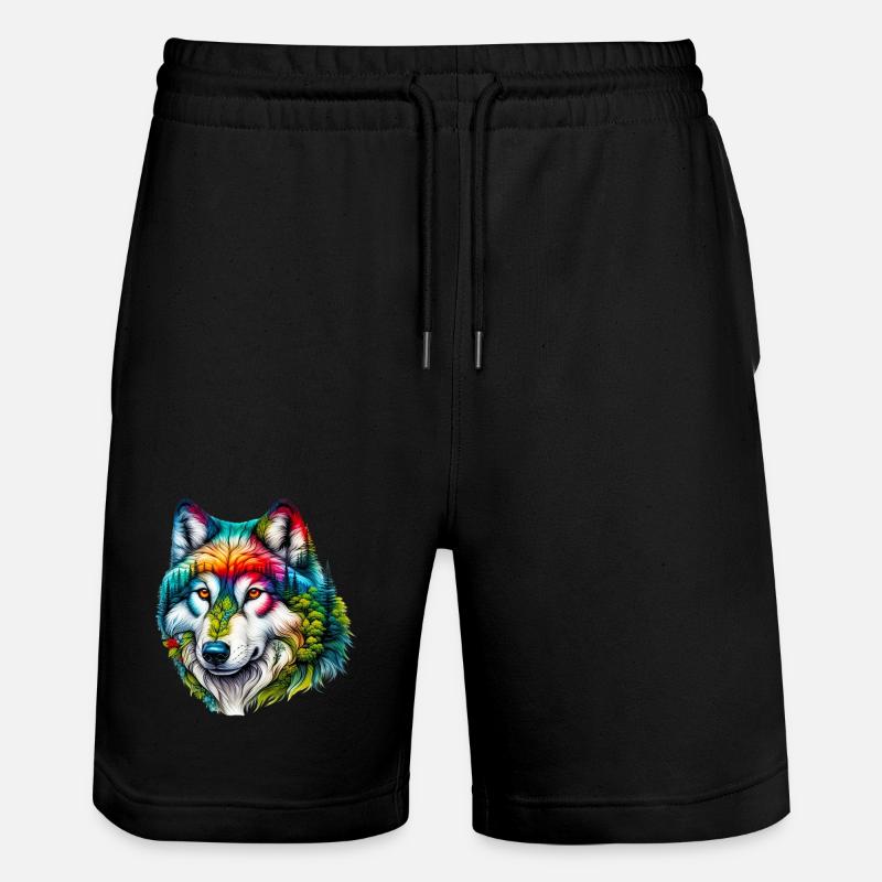 Loup - Short de jogging bio TRAINER Stanley/Stella unisexe - noir