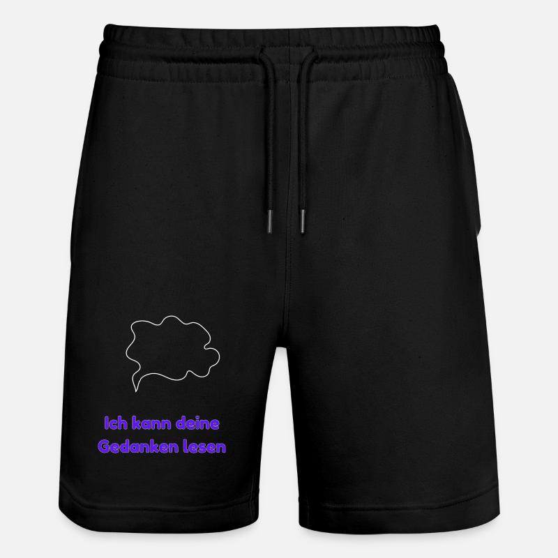 Je peux lire dans tes pensées - Short de jogging bio TRAINER Stanley/Stella unisexe - noir