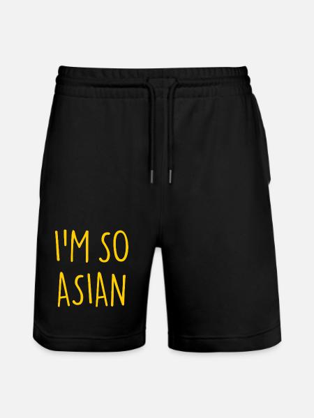 I'M SO ASIAN Asian Asia - Stanley/Stella Trainer Unisex Organic Jogging Shorts - black