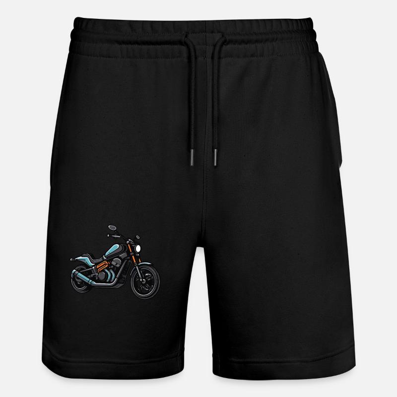 Motorrad Biker - Stanley/Stella Unisex Bio Joggingshorts Trainer  - Schwarz