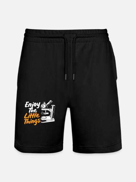 Microbiology Biology Biological Biologist - Stanley/Stella Trainer Unisex Organic Jogging Shorts - black