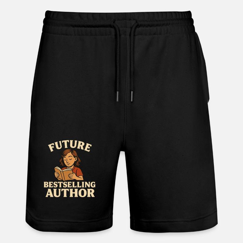 Futuriste Lecture Passion Illustration - Short de jogging bio TRAINER Stanley/Stella unisexe - noir
