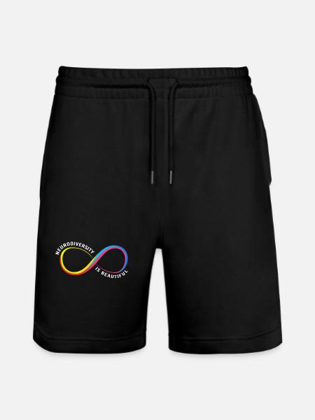 Autisme Hjerne Autistisk Aspergers neurodiversitet - Stanley/Stella Trainer økologiske unisex joggingshorts - sort
