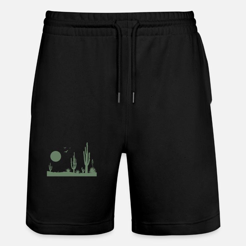 Paysage désertique désertique - Short de jogging bio TRAINER Stanley/Stella unisexe - noir