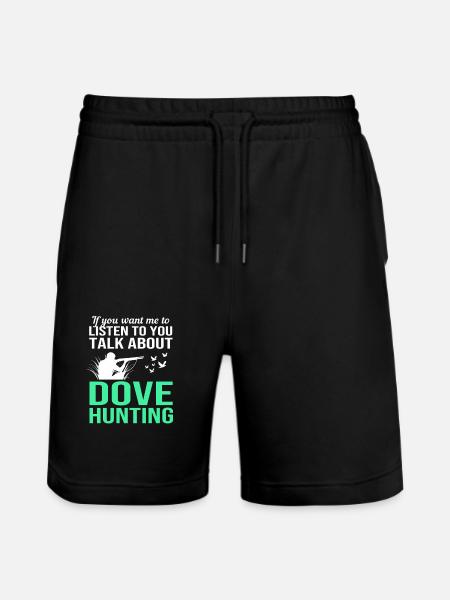Pigeon Hunt Hunting Hunters - Stanley/Stella Trainer Unisex Organic Jogging Shorts - black