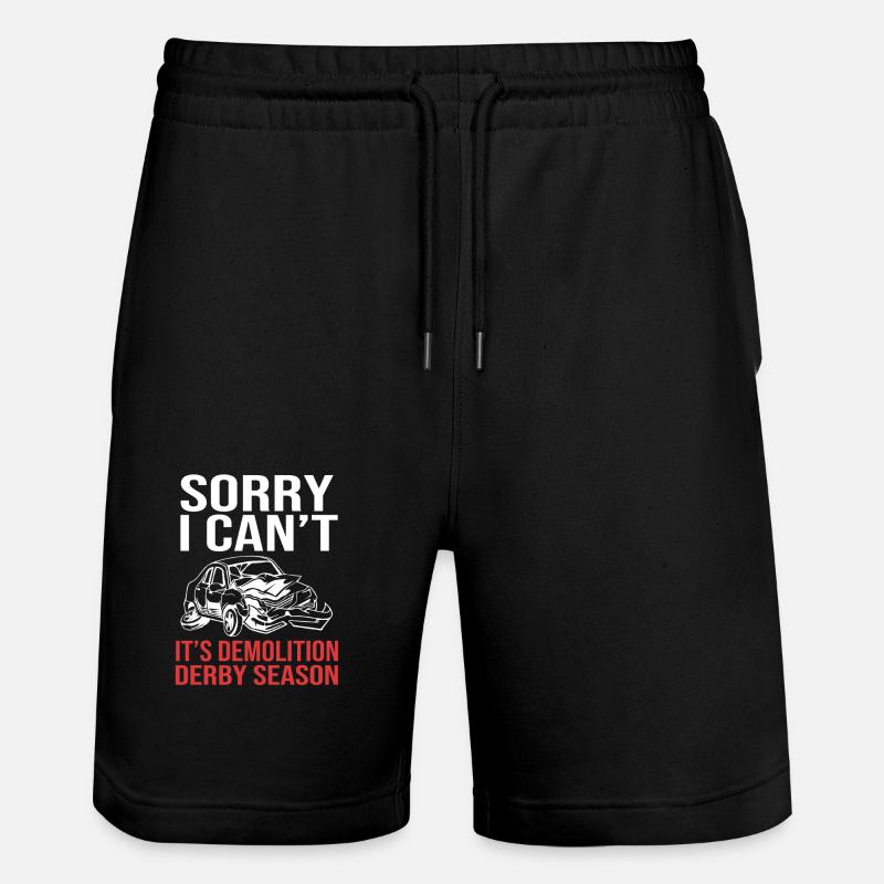 Démolition du derby - Short de jogging bio TRAINER Stanley/Stella unisexe - noir