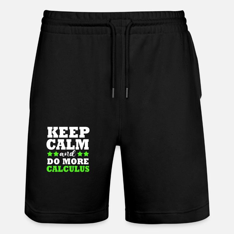 Mathematik mathematisch Mathe Mathematiker - Stanley/Stella Unisex Bio Joggingshorts Trainer  - Schwarz