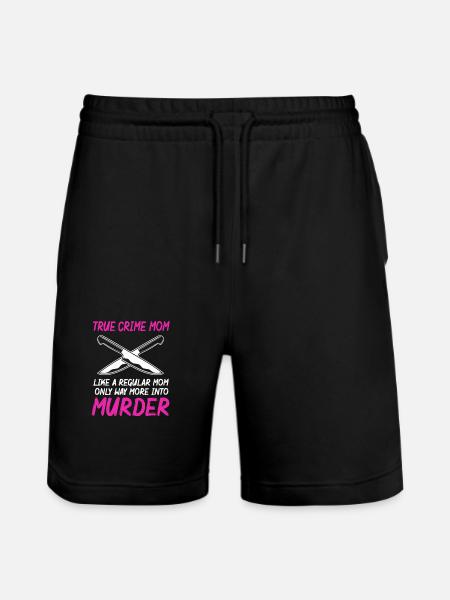 Krimi True Crime - Stanley/Stella Trainer Unisex Organic Jogging Shorts - black