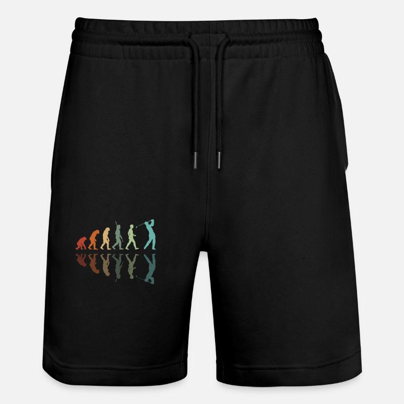 Golf Évolution - Golfer Évolution - Short de jogging bio TRAINER Stanley/Stella unisexe - noir