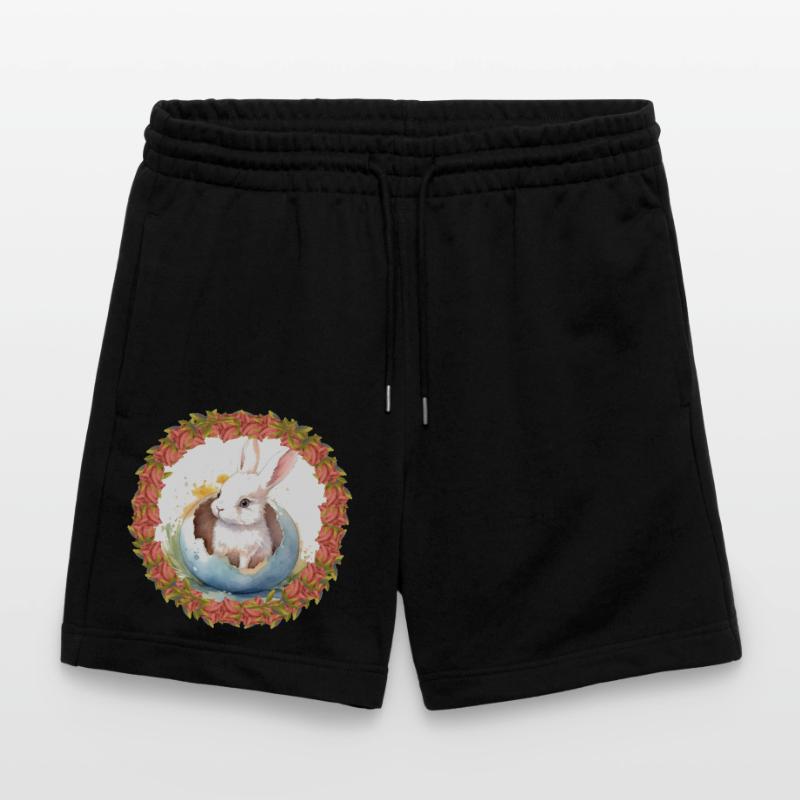Easter Bunny Easter Egg Easter Bunny Bunny Rabbit Egg Stanley/Stella Trainer Unisex Organic Jogging Shorts