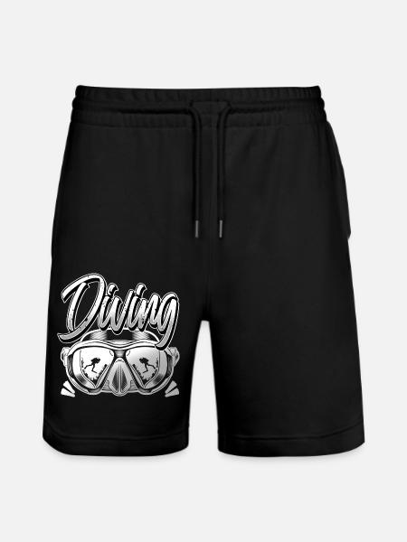 Plongée sous-marine - Short de jogging bio TRAINER Stanley/Stella unisexe - noir