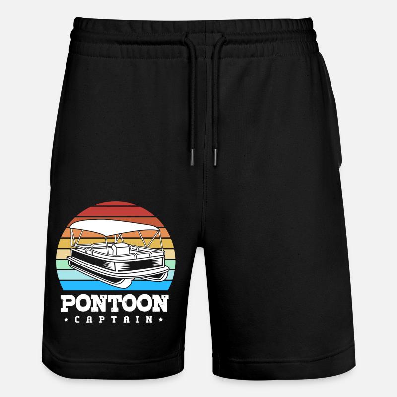 Bateau ponton Bateau Bateaux - Short de jogging bio TRAINER Stanley/Stella unisexe - noir