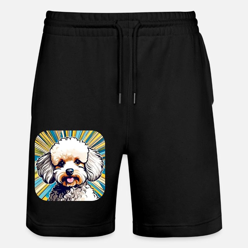 Caniche jouet mignon II - Short de jogging bio TRAINER Stanley/Stella unisexe - noir