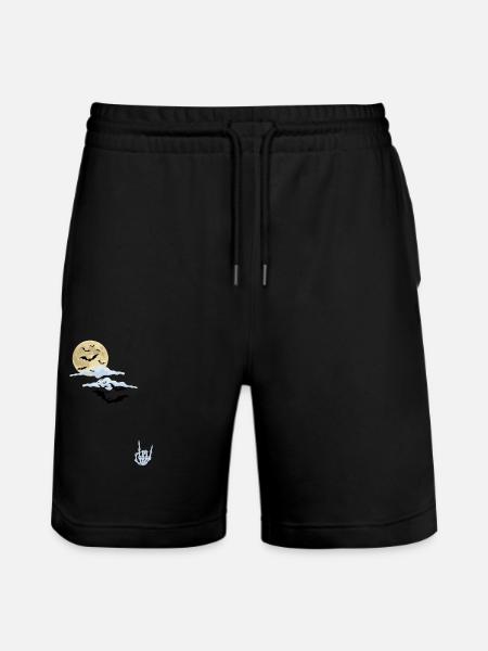 Halloween rocks - Stanley/Stella Trainer Unisex Organic Jogging Shorts - black