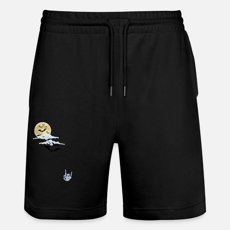 Roches d’Halloween - Short de jogging bio TRAINER Stanley/Stella unisexe - noir