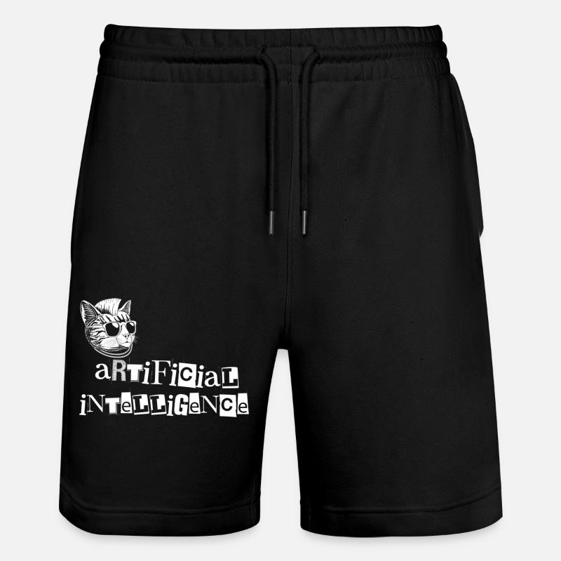 IA Chat Intelligence Artificielle - Short de jogging bio TRAINER Stanley/Stella unisexe - noir