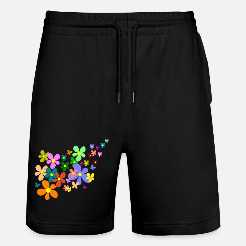 fleur - Short de jogging bio TRAINER Stanley/Stella unisexe - noir