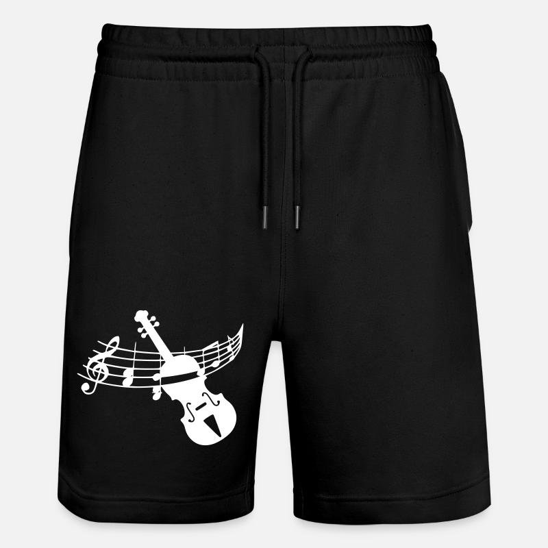 Violon violon - Short de jogging bio TRAINER Stanley/Stella unisexe - noir