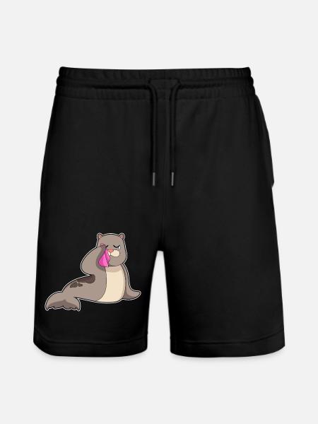 Mouchoir de sceau - Short de jogging bio TRAINER Stanley/Stella unisexe - noir