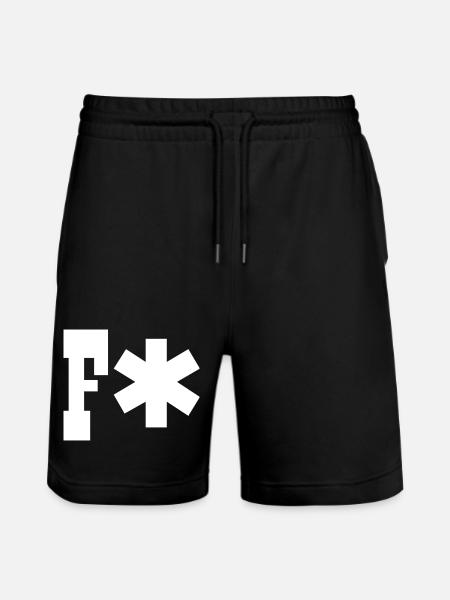 F* - Stanley/Stella Unisex Bio Joggingshorts Trainer - Schwarz
