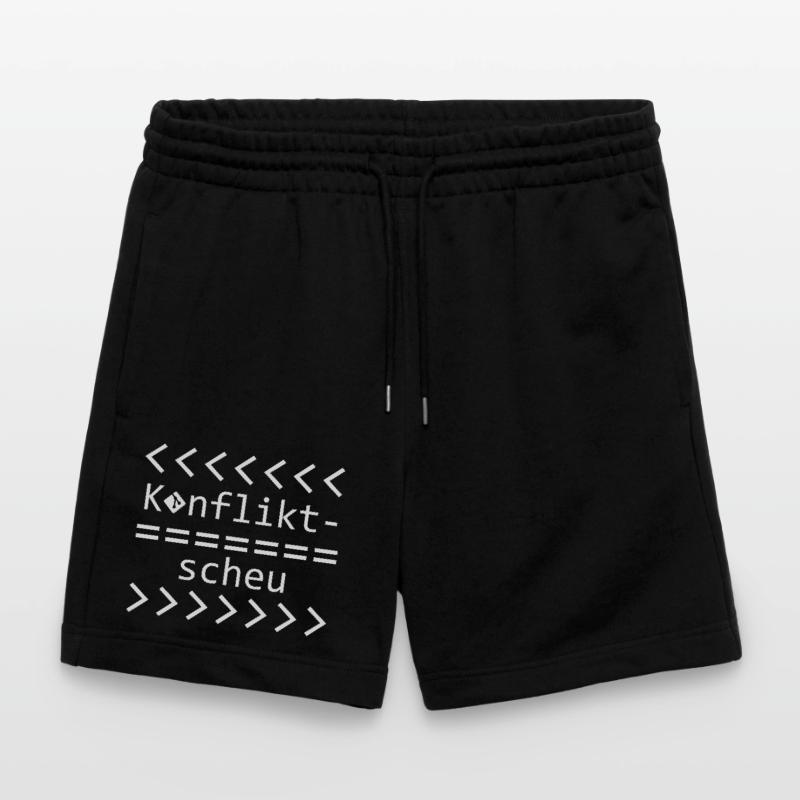 Conflict Aversion Git Nerd Shirt Stanley/Stella Trainer Unisex Organic Jogging Shorts