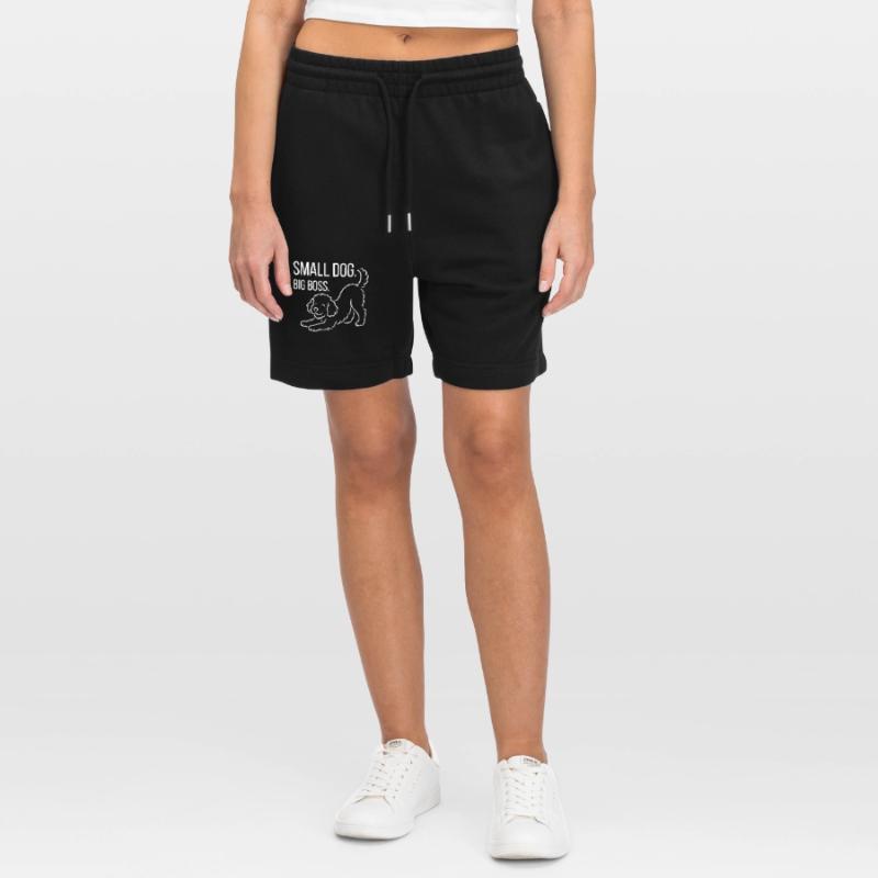 Zwergpudel, Malti-poo oder Königspudel  Stanley/Stella Unisex Bio Joggingshorts Trainer 